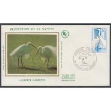 Francia Sobres Primer Dia FDC Yvert 1820 - Fauna Les Daombes - 1975