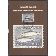 Groenlandia Tarjetas Máximas Yvert 128 - Dá del sello