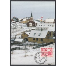 Groenlandia Tarjetas Máximas Yvert 151 - Paisajes