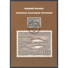 Groenlandia Tarjetas Máximas Yvert 156 - Día del sello