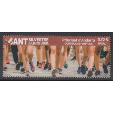 Andorra Española Correo 2021 Edifil 521 ** Mnh San Silvestre