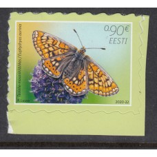 Estonia Correo 2020 Yvert 911 ** Mnh  Fauna mariposas