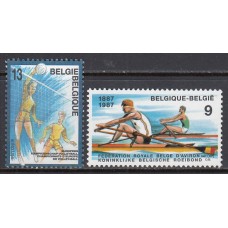 Belgica - Correo 1987 Yvert 2259/60 ** Mnh  Deportes