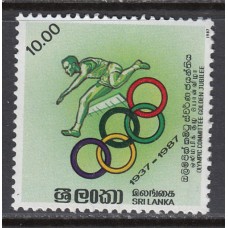 Sri-Lanka - Correo Yvert 815 ** Mnh  Deportes
