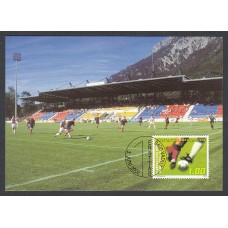 Liechtenstein Tarjetas Maximas Yvert 1233 mk 207 - Futbol 2002