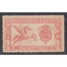 	España Variedades 1925 Edifil 324a ** Mnh Pegaso color rosa