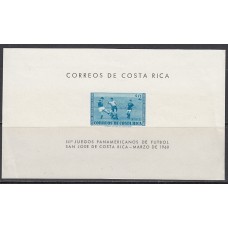 Costa Rica - Hojas Yvert  2 ** Mnh  Deportes fútbol