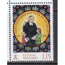 Vaticano Correo 2019 Yvert 1823 ** Mnh La Salle