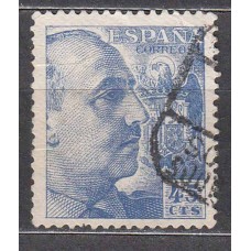 España Sueltos 1949 Edifil 1052 usado Cid y Franco