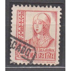 España Sueltos 1937 Edifil 823 Cid e Isabel usado