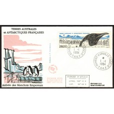 Tierras Australes Sobres Primer Dia FDC Yvert Aereo 133 - Pinguinos Aves 1994