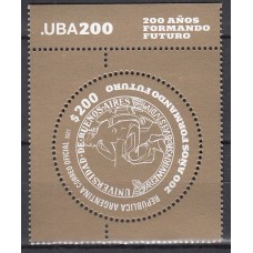 Argentina Correo 2021 Yvert 3258 ** Mnh 200 Años Universidad de Buenos Aires