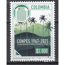 Colombia Correo 2021 Yvert 2263 ** Mnh Conpes