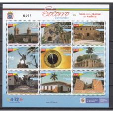 Colombia Correo 2021 Yvert 2300/2308 ** Mnh Socorro