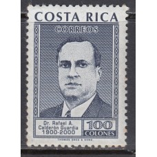 Costa Rica - Correo 2000 Yvert 678 ** Mnh  Dr. Rafael Calderon