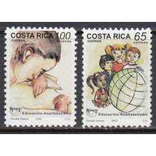 Costa Rica - Correo 2002 Yvert 704/5 ** Mnh  Upaep