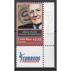 Costa Rica - Correo 2009 Yvert 889 ** Mnh Alberto Martèn