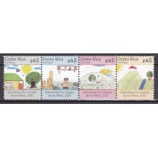 Costa Rica - Correo 2010 Yvert 919/22 ** Mnh