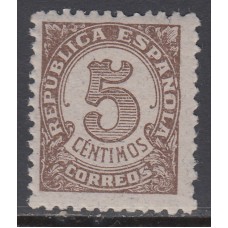 España Variedades 1938 Edifil 745G ** Mnh  Papel gris