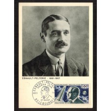 Francia - Carta Postal - Yvert 1526 - Matasello Especial Lebouget 1967