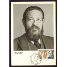 Francia - Carta Postal - Yvert 1600 - Matasello Especial Albert Thomas 1969