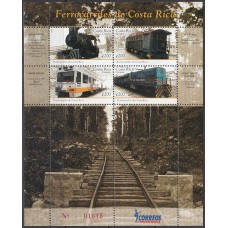 Costa Rica - Hojas Yvert 24 ** Mnh  Ferrocarriles