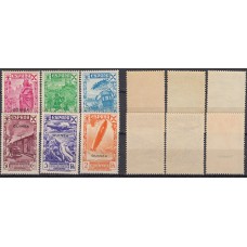 Guinea Beneficencia 1938 Edifil 1/6 ** Mnh nº 2 Mancha del Tiempo