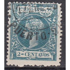 Puerto Rico Sueltos 1898 Edifil 136 usado