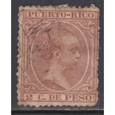 Puerto Rico Sueltos 1896 Edifil 120 usado