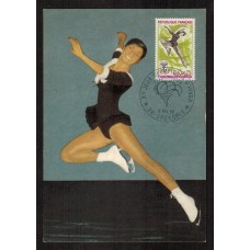 Francia - Carta Postal - Yvert 1546 - Matasellos Especiales Grenoble 1989