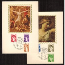 Francia - Carta Postal - Yvert 2056/61 - Matasello Especial - Cedex Paris