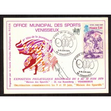 Francia - Carta Postal - Yvert 2020 - Matasello Especial Expo Filatelica 1979