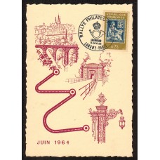 Francia - Carta Postal - Yvert - Matasello Especial - Longwy Paris 1964