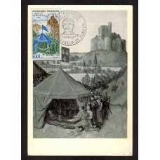 Francia - Carta Postal - Yvert 1578 - Matasello Especial - Castillo San Dennis 1968