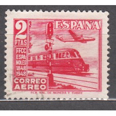 España Sueltos 1948 Edifil 1039 usado Centenario del ferrocarril