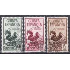 Guinea Correo 1952 Edifil 318/20 usado