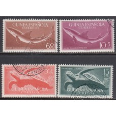 Guinea Correo 1954 Edifil 338/41 usado