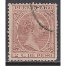 Puerto Rico Sueltos 1891 Edifil 93 Usado