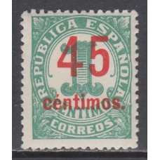 España Sueltos 1938 Edifil 742 Cifras ** Mnh