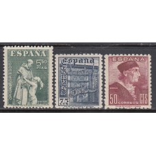 España Estado Español 1946 Edifil 1002/4 ** Mnh