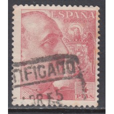 España Sueltos 1949 Edifil 1058 usado Cid y Franco