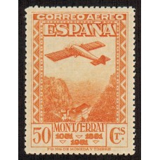 España Sueltos 1931 Edifil 653 d * Mh - Montserrat aereo - dentado 14