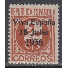 Locales Patrióticos Santa Cruz de Tenerife 1937 Edifil 39 * Mh