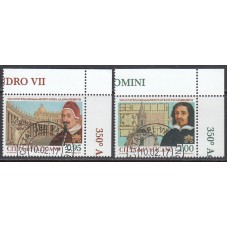 Vaticano - Correo 2016 Yvert 1749/50 usado Alejandro VII