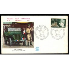 Francia Sobres Primer Dia FDC Yvert 1668 - Diego Brosset 1971