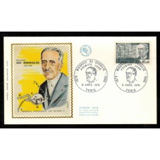 Francia Sobres Primer Dia FDC Yvert 1627 - Maurice de Broglie - Paris 1970