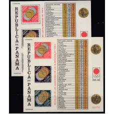 Panama - Hojas Yvert 402/6 ** Mnh Dta y sin dentar