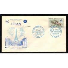 Francia Sobres Primer Dia FDC Yvert 1228 - Otan Paris 1959