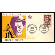 Francia Sobres Primer Dia FDC Yvert 1306 - Gerard Philipe - Cannes 1961