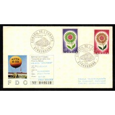 Francia Sobres Primer Dia FDC Yvert 1430/1431 - Europa Strasbourg 1964